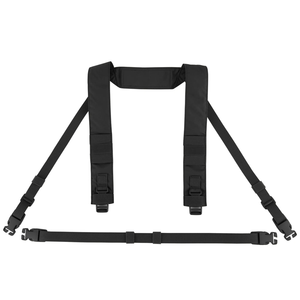 KRYDEX Micro Fight Fat Strap H Harness For MK3 MK4 D3CRM Chest Rig Spiritus Style Shoulder & Back Strap With Male Female Buckle