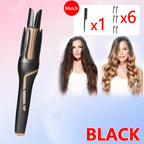 SoftAura Automatic Curling Iron 32mm Large Barrel Big Wave Styling Tool Damage Free Hair Long Lasting Curls Home Travel Use
