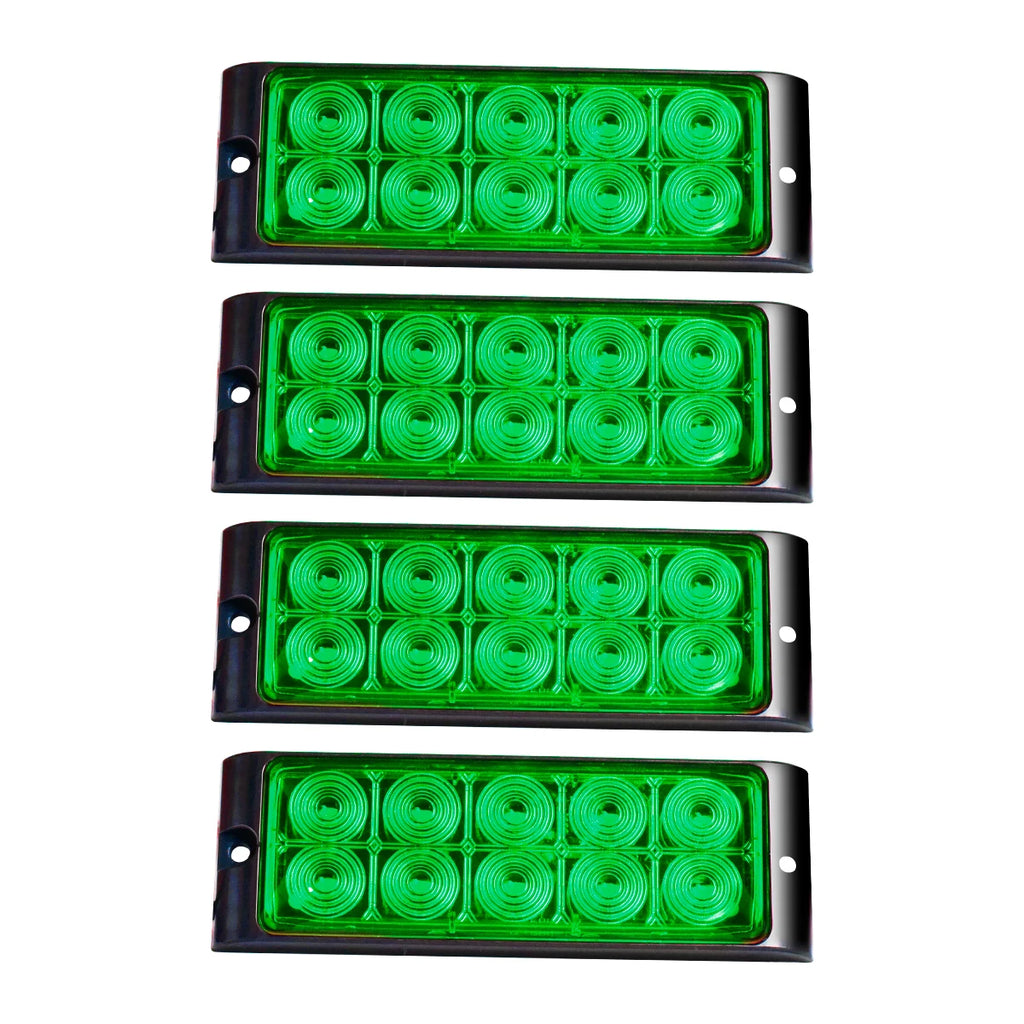 4 Pieces High Bright LED Side Light For Lorry/Truck/Pick up12V/24V White/Blue/Green/Red/Yellow Long Life Span Easy Installation