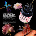 40/100ml UV DIP Resin Glue For Wire Flowers Transparent Liquid High Gloss Ultraviolet Curing Crystal UV Glue Jewelry Making