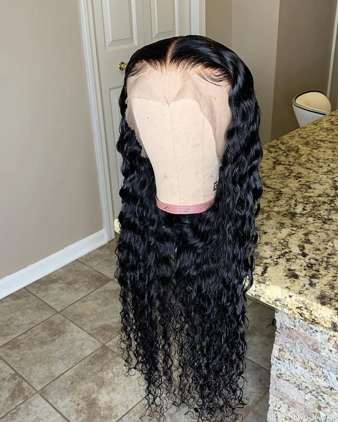 Human Hair Lace Front Wig 180% Density Body Wave/Curly 4x4 5x5 13x4 Closure 14-32in