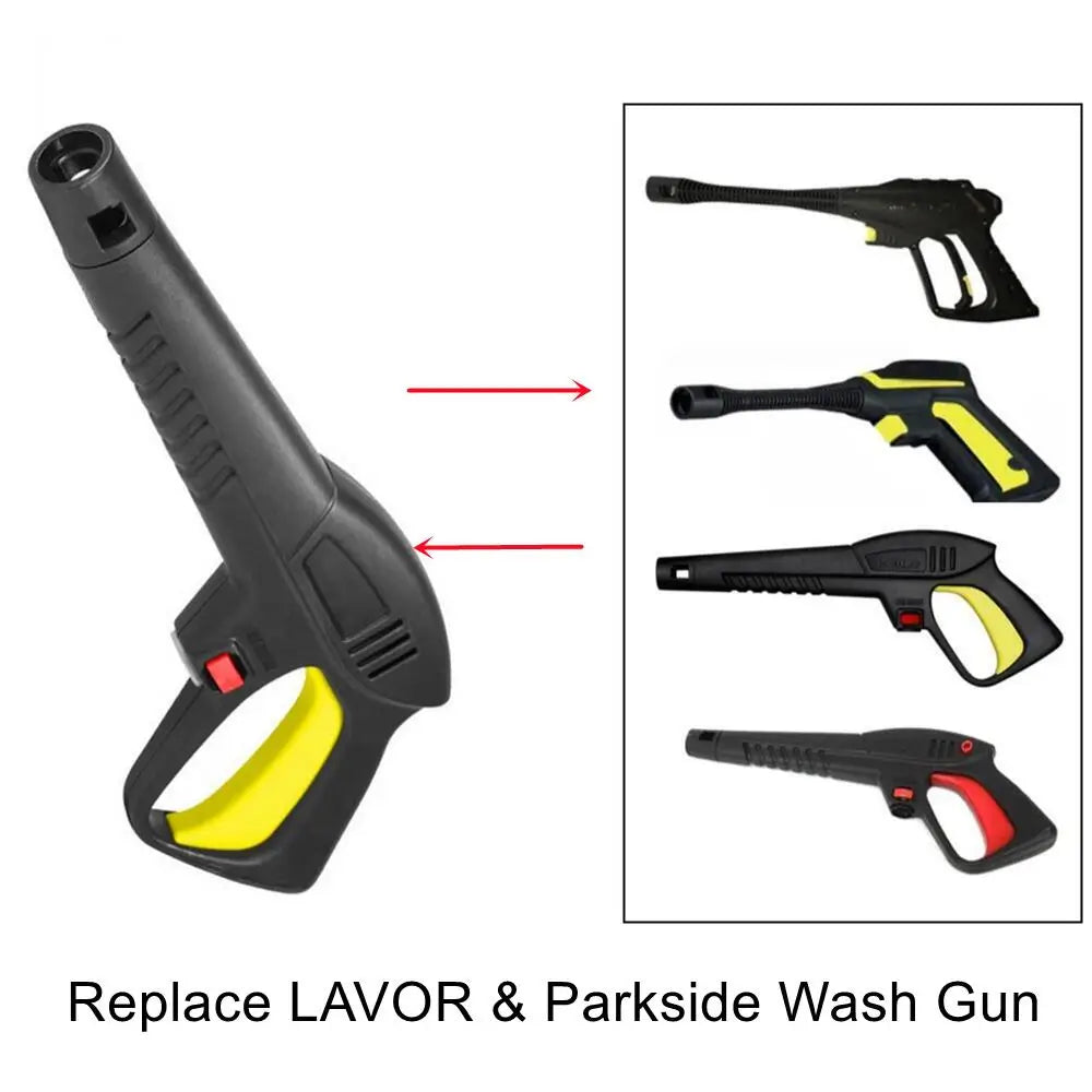 Car Wash Water Gun For LAVOR Parkside High Pressure Washer With Extension Wand And Spray Nozzles