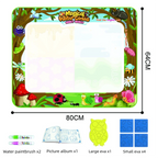Magic Water Drawing Mat Extra Large Water Doodle Toy Set Painting Board Children Educational Toys Gift for Kids Multiple Size