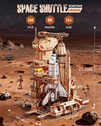 Robotime Rokr 3D Wooden Puzzle Space Shuttle Model Kits For Adults To Build STEM Toy Gift LKA02