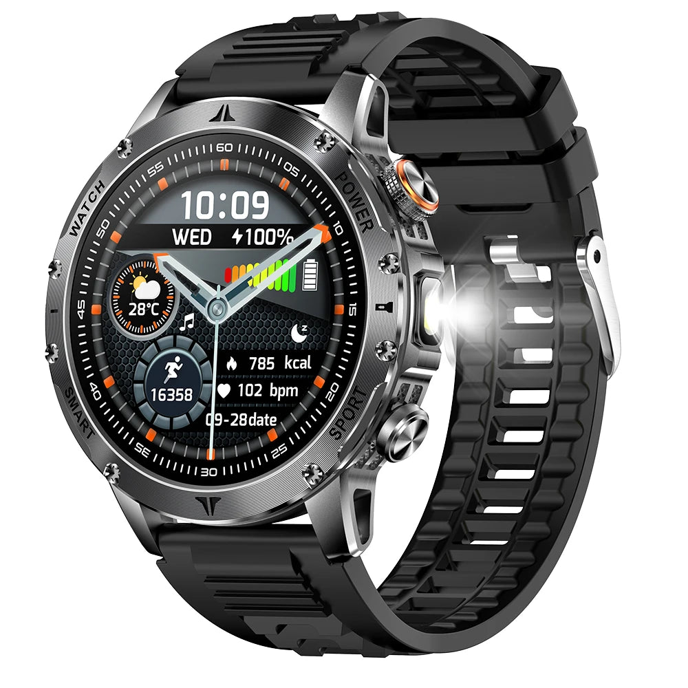 Military 1000mAh Large Battery Smart Watch Digital Bluetooth Call Sports Smartwatch Electronics Watches for Man Android 2026 New