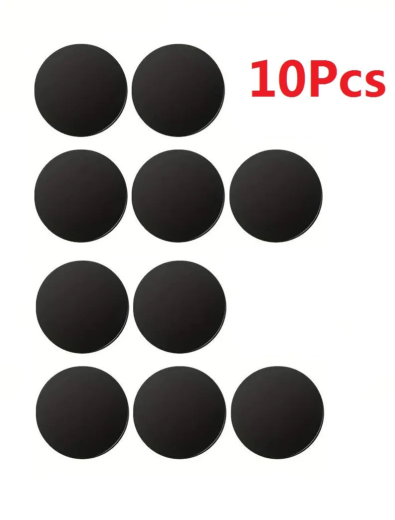 2-10Pcs 40X40mm 45x65mm Black Anti-scratch Metal Plate Disk Iron Sheet for Magnet Mobile Phone Holder