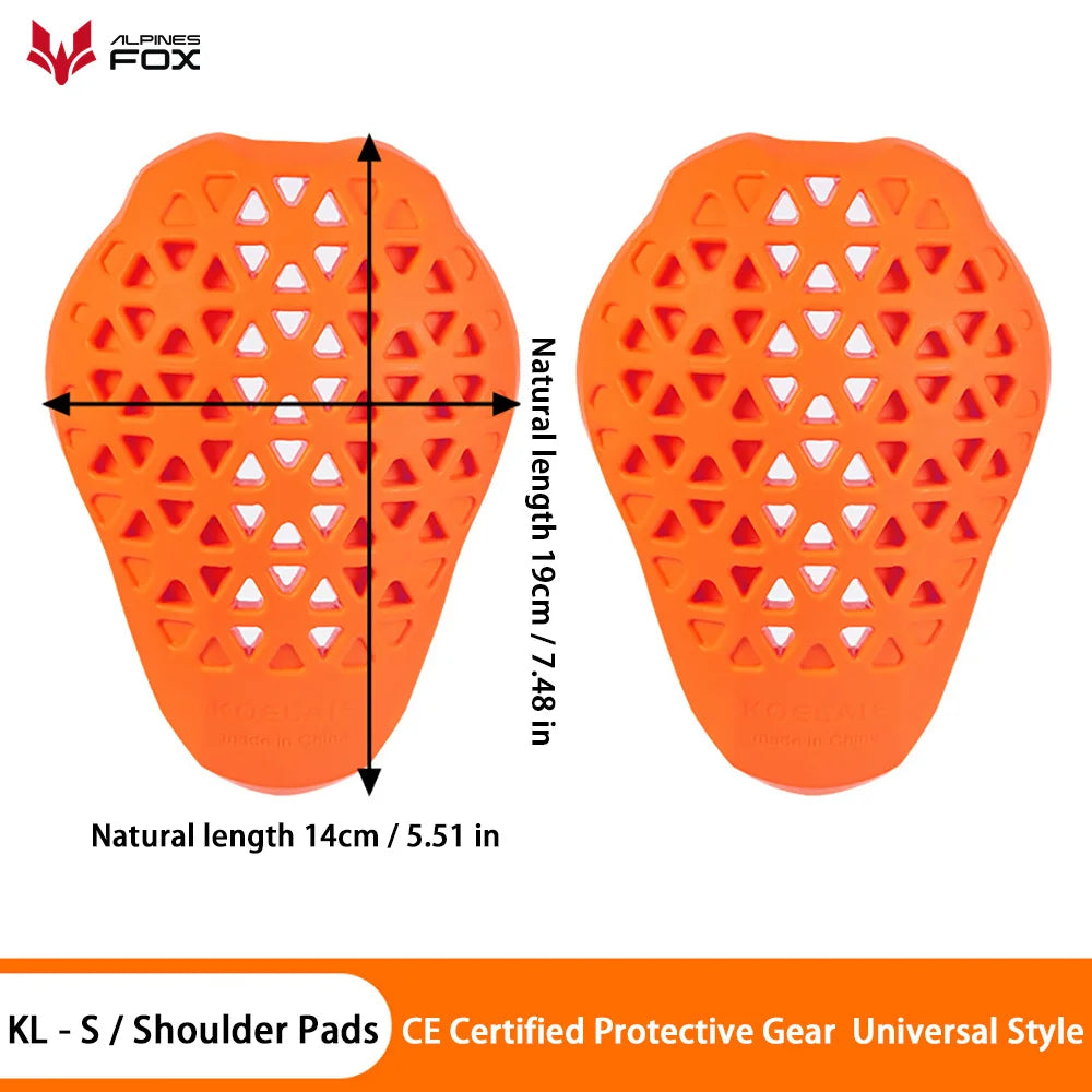CE Certified Motorcycle Armor Jacket Insert Back Protector Universal Anti-Shock Rider Armor Back Spine Protective Pad