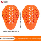 CE Certified Motorcycle Armor Jacket Insert Back Protector Universal Anti-Shock Rider Armor Back Spine Protective Pad