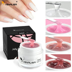 50ml TPO Free Jelly Nail Extension Gel Nail Builder French Nail Gum Venalisa Clear Natural Color Soak Off UV Construction Gel