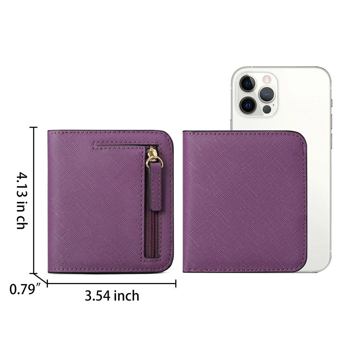 Wallet for Women RFID Blocking Small Compact Bifold Leather Pocket Wallet Ladies Mini Purse with ID Window