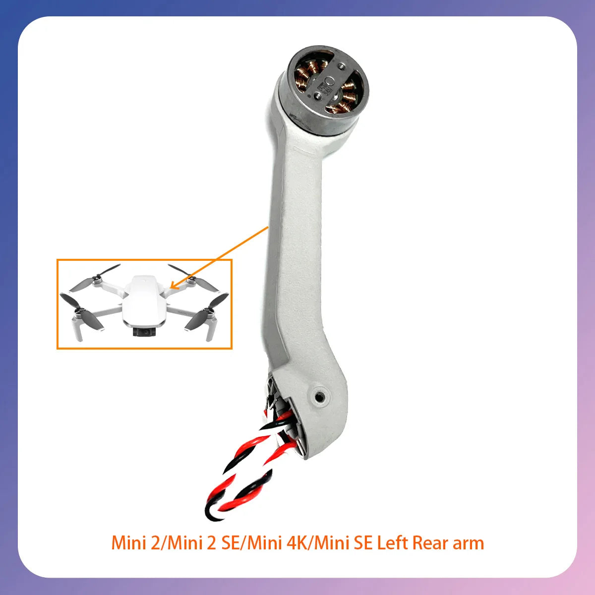 Original Mini 4K front, rear, left, and right arm rotation with smooth and seamless operation for DJI Mini series repair parts