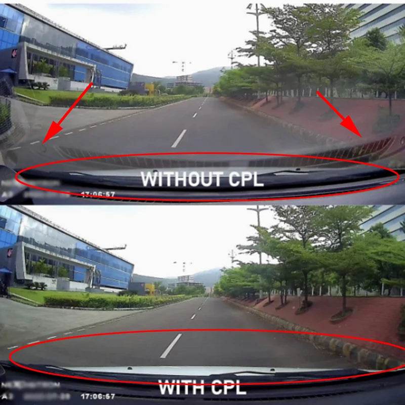for 70mai Dash Cam 4K Omni X800 CPL Filter HD Lens Dust Protection Anti Glare CPL Filter
