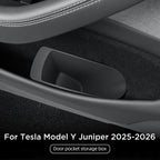 LUCKEASY Front Door Storage Box for Tesla Model Y Juniper/Model YL 2025 2026 TPE Garbage Storage Bin 2pcs Interior Accessories