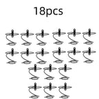 Pack Of 6 Wall Mounted Wine Racks - Red Wine Bottle Display Holder With Screws, Metal Hanging Wine Rack Organizer