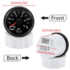Custom Auto Car 52mm Oil Pressure Gauge+Sensor 7 Color Backlight 0~5Bar 0-10Bar Oil Press Meter with Sensor Marine Boat 12V24V