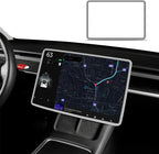 For Tesla Juniper Y Highland 3 YL Silicone Central Control Screen Frame Cover Anti-Scratch Edge Protector Car Interior Accessori