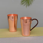 400ml Pure Copper Cup Handcrafted Coffee Dosing Mug Metal Tea Cup Beautiful Design for Office or Home Use