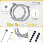 1pcs/1set Stainless Steel Wire Cutter Bike Brake and Shifter Derailleur Cable Housing Kitfor Mountain Road Bike Repair Tool Set