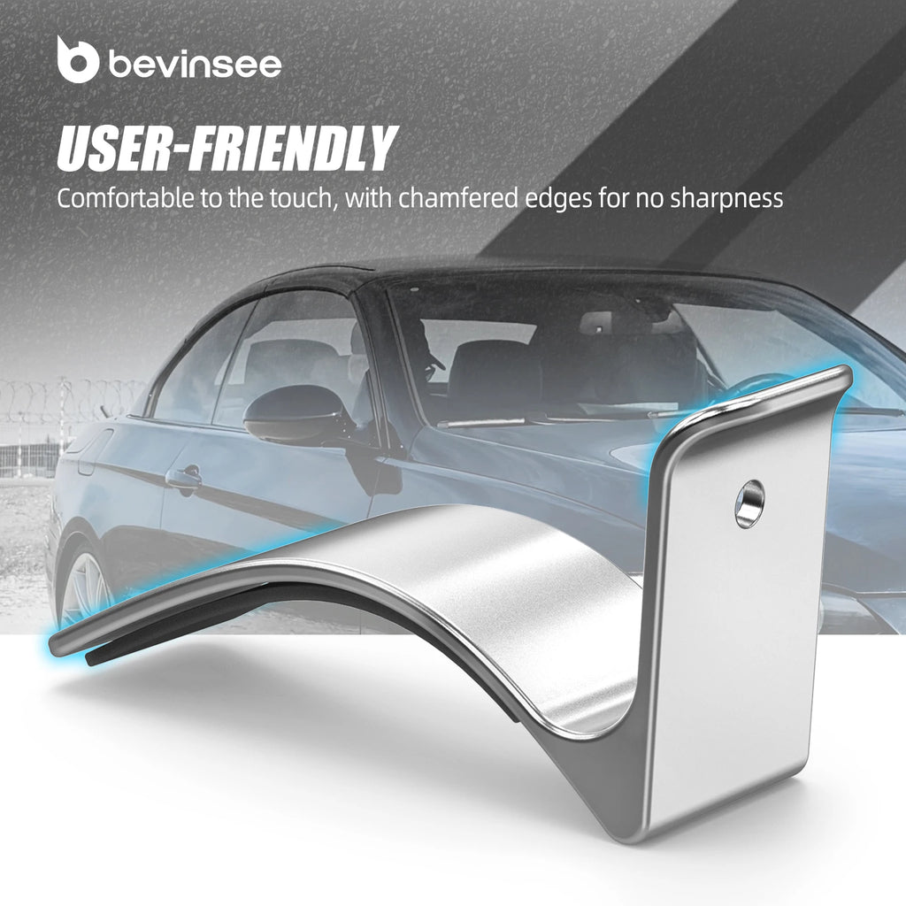 BEVINSEE Aluminium Seatbelt Extender Handover Fix Attachment for BMW E92 335i 328i 325i 320i 330i 320d 325d 330d 2005-2013