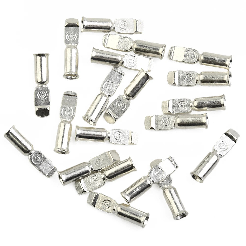 20pcs 50Amp Copper Terminals Connector For 50A FOR Style Plugs Contacts For 4-12square 6 B & S Wire Cable Terminal