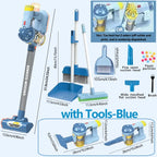 Kids Simulation Electric Vacuum Cleaner Cleaning Set for Toddlers Role Play Housekeeping Educational Toys Girl Boy Gifts