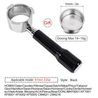 51mm Bottomless Coffee Portafilter With 2 Cups Basket for Homix Hibrew h11 Oster Cecotec Phico Brayer br1101 Espresso Machine
