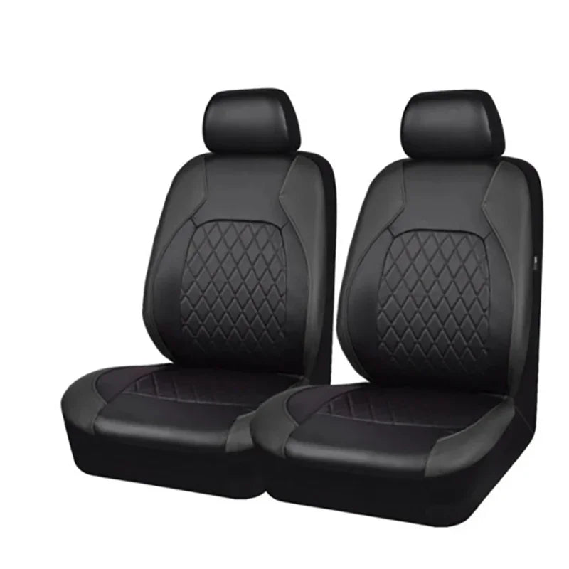 Luxury PU Leather Car Seat Cover Set Full Coverage Anti-Scratch Fits Sedan/SUV/Truck  Universal Protection Easy Installati amagi