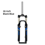 MAGICBROS 26-Inch Shock-Absorbing Front Fork for Mountain Bikes - Disc Brake & V-Brake Compatible Bicycle Front Suspension