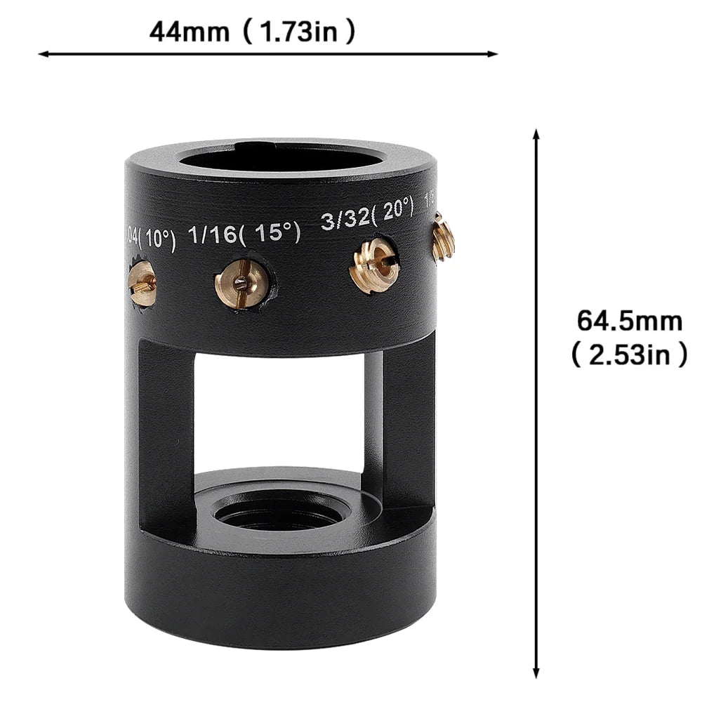 15PCS Tungsten Electrode Grinder TIG Welding Tools Multi-angle And Offset Horizontal Holes With Cutoff Slots Grinding Tools