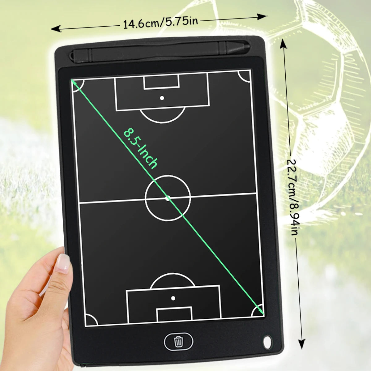 8.5/16-Inch LCD Electronic basketball/Football/handball/rugby/ice hockey/volleyball Coaching Tactical Board for Sports Training