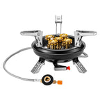 BRS-201A Portable Camping Gas Stove 16000W High Pressured Propane Butane Gas Burner Outdoor Emergency Stove with Piezo Ignition