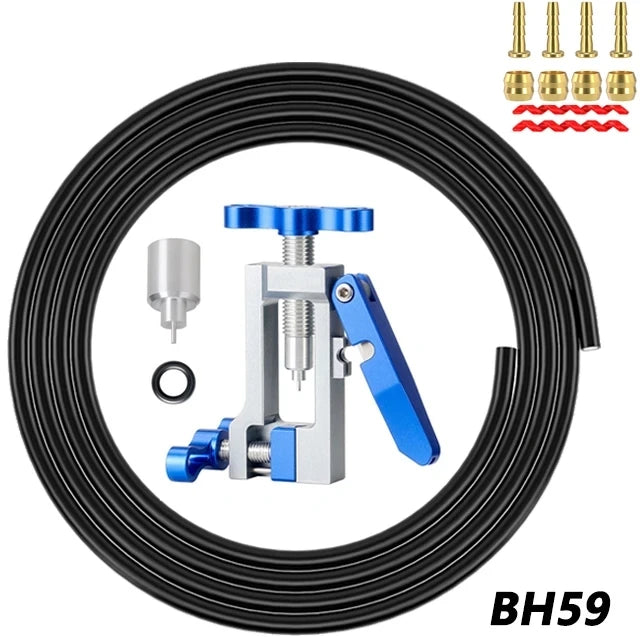 2 in 1 Bike Hydraulic Disc Brake Oil Needle Tools Driver Hose Cutter Cable Pliers Olive Connector Insert BH59 BH90 Install Press