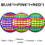 Flying Ball Boomerang Flyorb Magic With LED Lights Drone Hover Ball Stress Release Flying Spinner Fidget Toys Kids Family Gifts