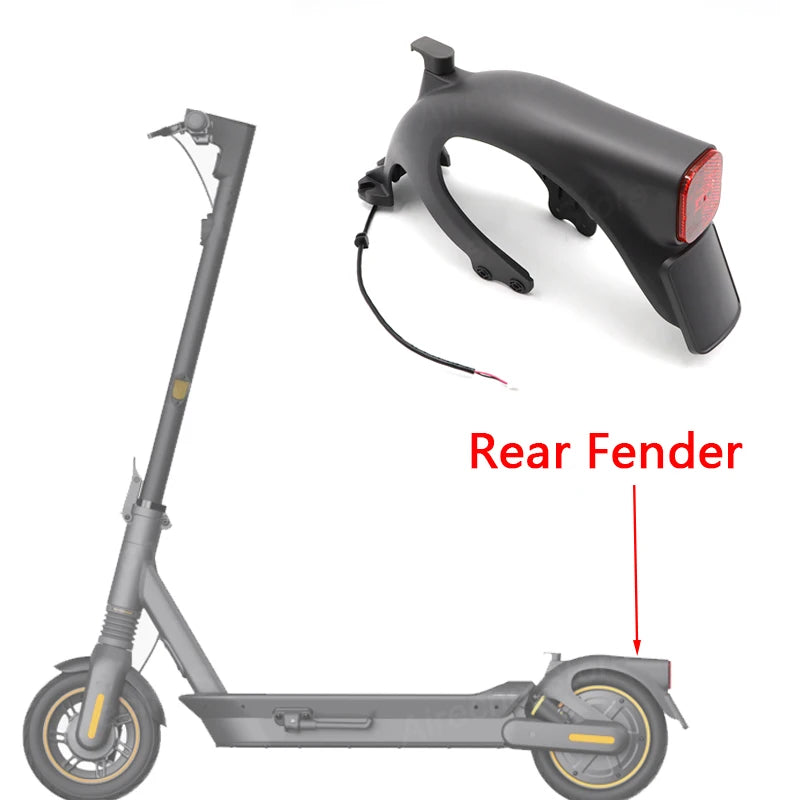 Original Rear Fender Assembly for Ninebot by Segway Max G2 Electric Scooter G65 KickScooter Fender With Taillight Parts