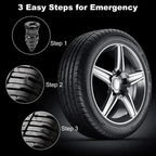 Puncture Repair Kit for Car Vacuum Tire Repair Screws Tire Rubber Screw Nails+ Tool Set W/Box Quick Repair  for Tire Plug