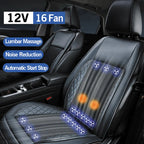 12V/24V Car Front Seat Cushion with Intelligent Fans Quick Cooling Summer Breathable Ventilated Seat Cushion Cars Accessoires