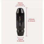JDM Universal MUGEN Carbon Fiber Aluminum Black Automatic Stick Gear Shift Knob