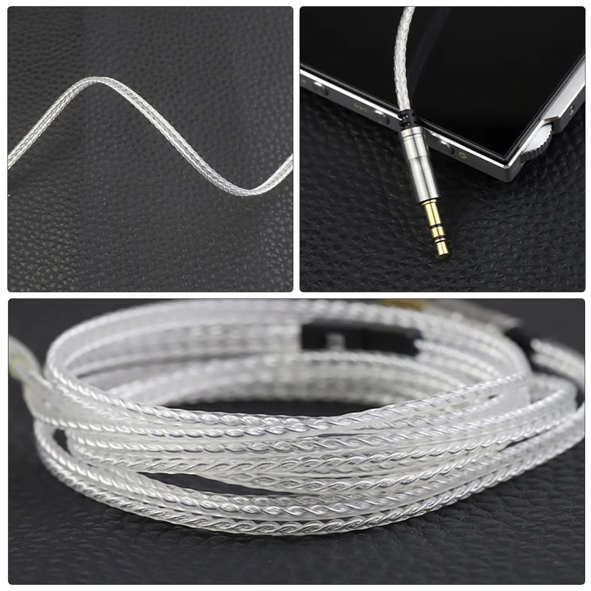 OKCSC IE900 HIFI Earphone MMCX 3.5mm Plug In Ear Monitor Headphones Sport Noise Cancelling Headset