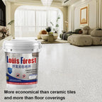 Self-Leveling Cement Floor Paint, Imitation Marble, Anti-Slip Wear-Resistant, Blue/Gray/Pink/Yellow
