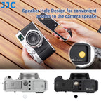 JJC X100VI Hand Grip Metal Hand Grip L Bracket for Fujifilm Fuji X100VI Camera Handgrip Holder with Quick Release Plate