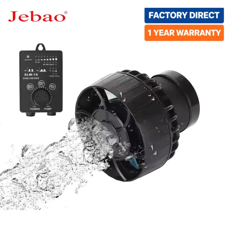 SLW Series WIFi App Manual Control Constant Compatible SINE Aquarium Wavemaker Pump for Freshwater Saltwater Fish Ta