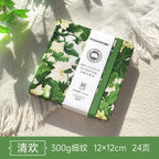 POTENTATE Watercolor 100% Cotton Paper Pad 24 Sheets10x10cm/9x14cm/13x19cm Artists Beginners Watercolor Sketchbook Drawing Paper