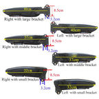 32cm 37cm 40cm Universal Adjustable Left Right Side Car Truck Seat Armrest Hand Holder Arm Rest Support For RV Caravan Boat Bus