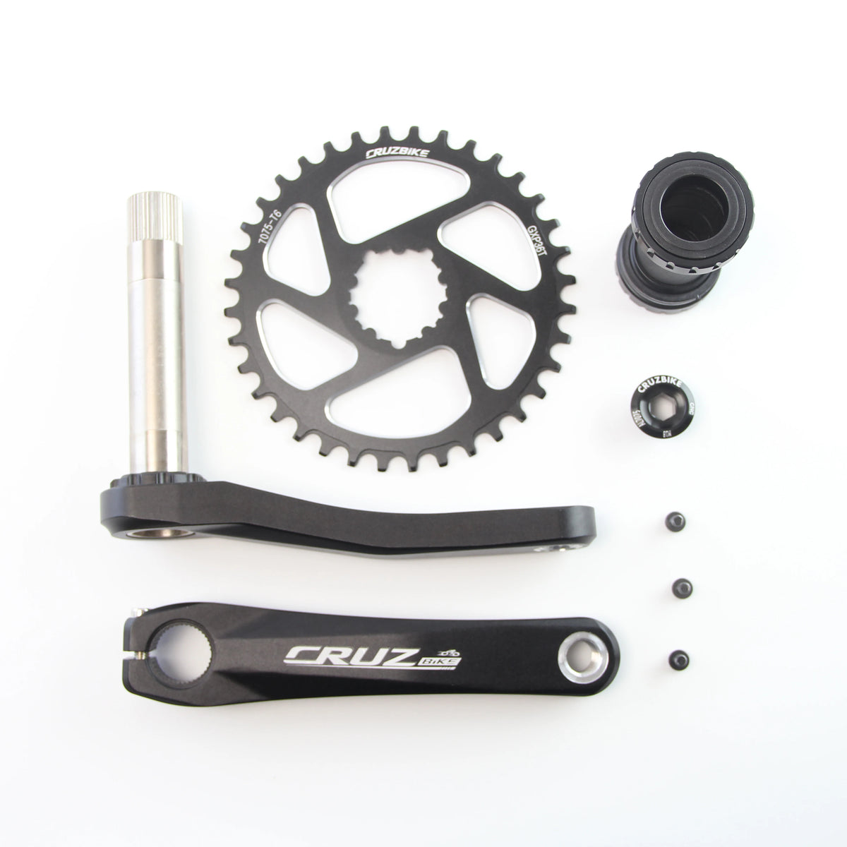 CRUZbike MTB Mountain Bike Kid's  Bicycle Crankset Crank 155/160/165/170/175mm Aluminum Alloy with Chainring 30/32/34/36/38T