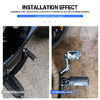 Motorcycle Anti Slip Extender Gear Lever Brake Pedal Footrest For Dark Flag 500 Rock300 Chinchilla450/300 Napoleon450 LFC700