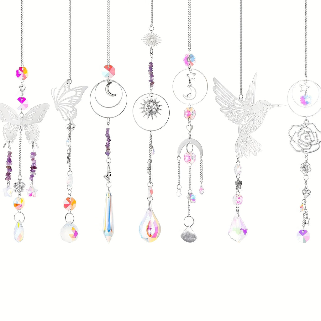 420PCS Sun Catcher Arts and Crafts for Adults Crystal Suncatcher Crafts Kit for Adults Suncatchers DIY Making Supplies for Indoo