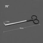 Potts Cut Angle Vascular Scissors Microscopic Coronary Artery Stainless Steel Microscopic Beak Scissors