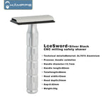 KAMPFE CNC milling high-quality AL7075 aluminum double-edged safety shaver men's exquisite gift hair salon tool