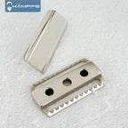 KAMPFE Men's Safety Razor Shaver Head TC4 Titanium CNC Precision Milled, 1pc