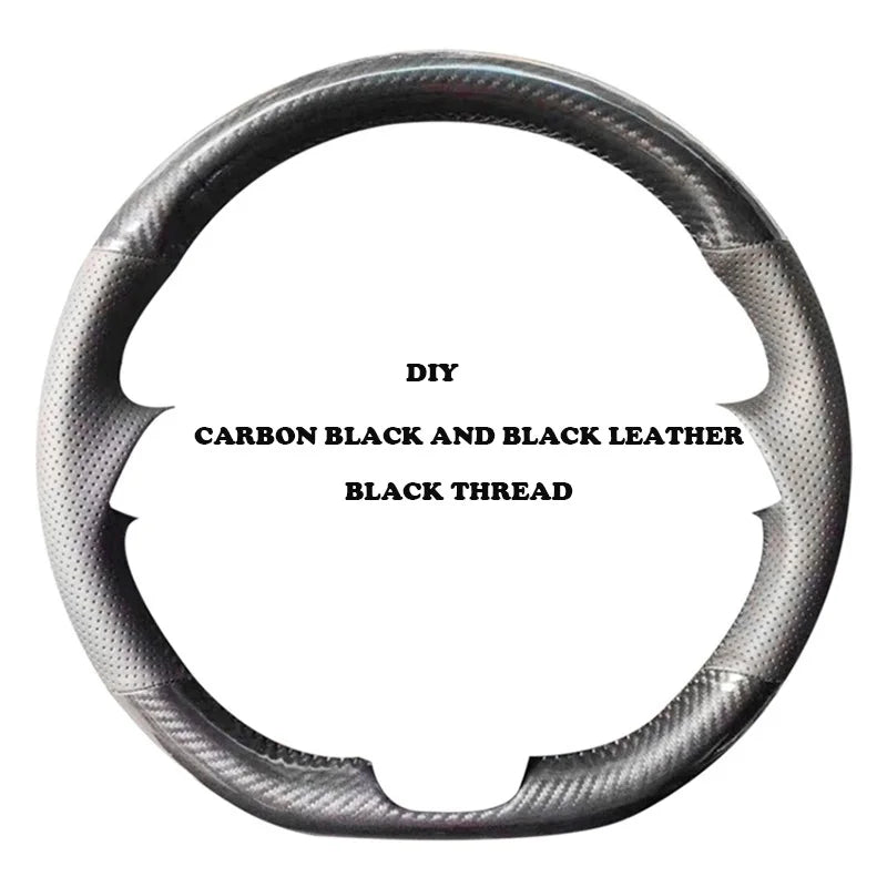 Steering Wheel Cover for Subaru Impreza WRX 2002-2004, WRX STI 2004, perforated leather